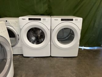 WHIRLPOOL XL CAPACITY WASHER DRYER ELECTRIC SET