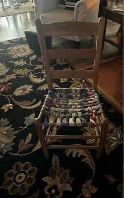 Hand made wooden chair