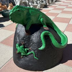 New Lizards Made Out Of Cement Perfect Gift 🎁 