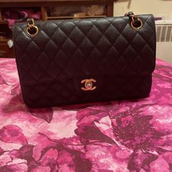 Chanel Caviar Flap Shoulder Bag 