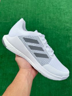 ADIDAS CRAZYFLIGHT “CLOUD WHITE / METALLIC SILVER” (Size 11.5, Men’s)