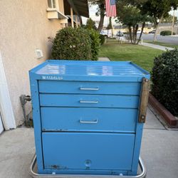 Vintage Waterloo tool box / Water Loo toolbox  Made in USA 