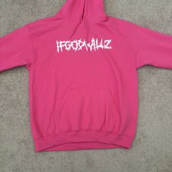 IFGODWILLZ PINK HOODIE 