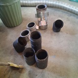 6 Inch Double Walled Wood Stove Pipes,and Elbows