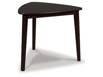 Mallenette Merlot Triangle Dining Room Table