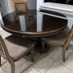 Comedor redondo de 4 sillas