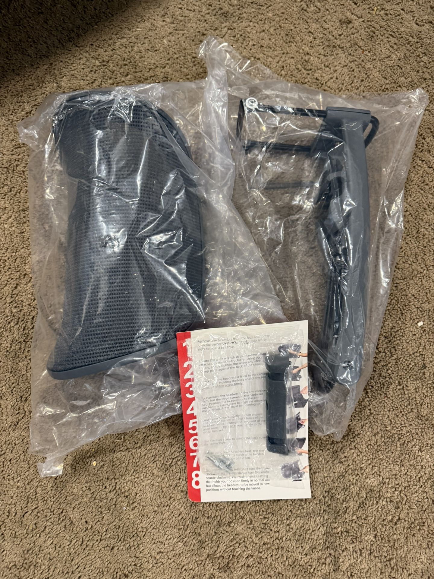 Atlas The Best Headrest for the Herman Miller Aeron Chair - Graphite Remastered
