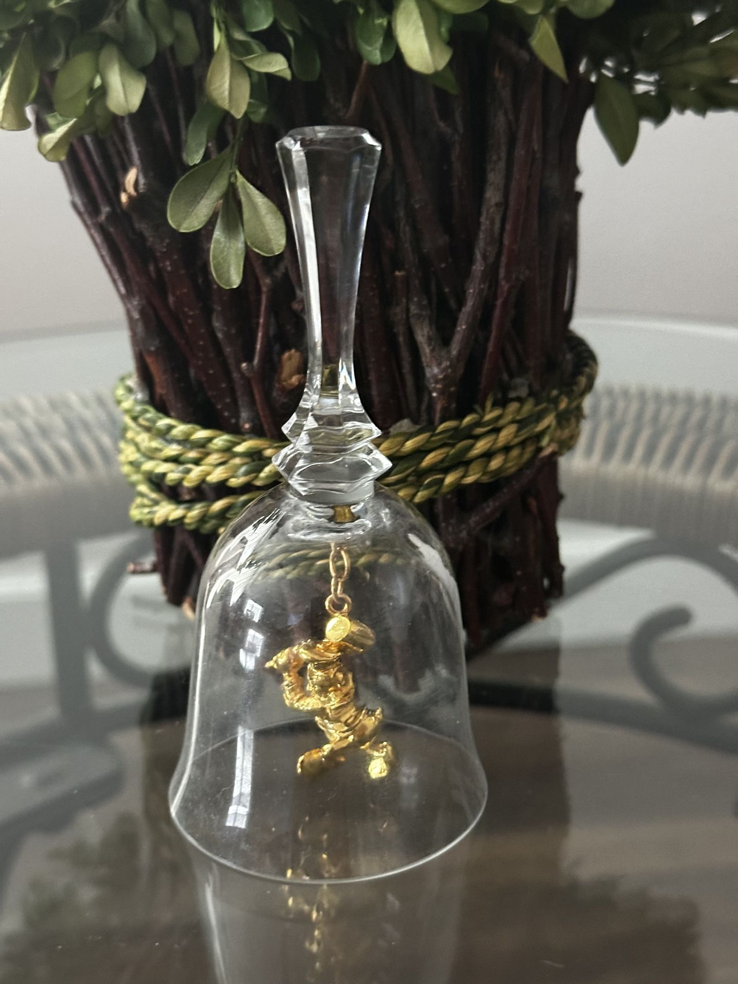 England Collectors Society Disney Crystal Character Bell (Goofy) 1980's