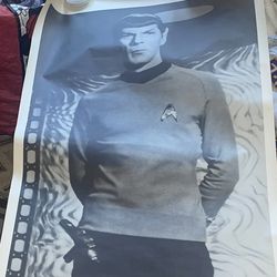Star Trek Vintage Poster Of Leonard Nimoy 