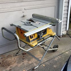 Dewalt Portable Table saw And Base
