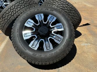 FREE INSTALL 4x 2026 Factory GMC Sierra Denali Wheels Tires 2500HD Ultimate OEM TPMS 99+%
