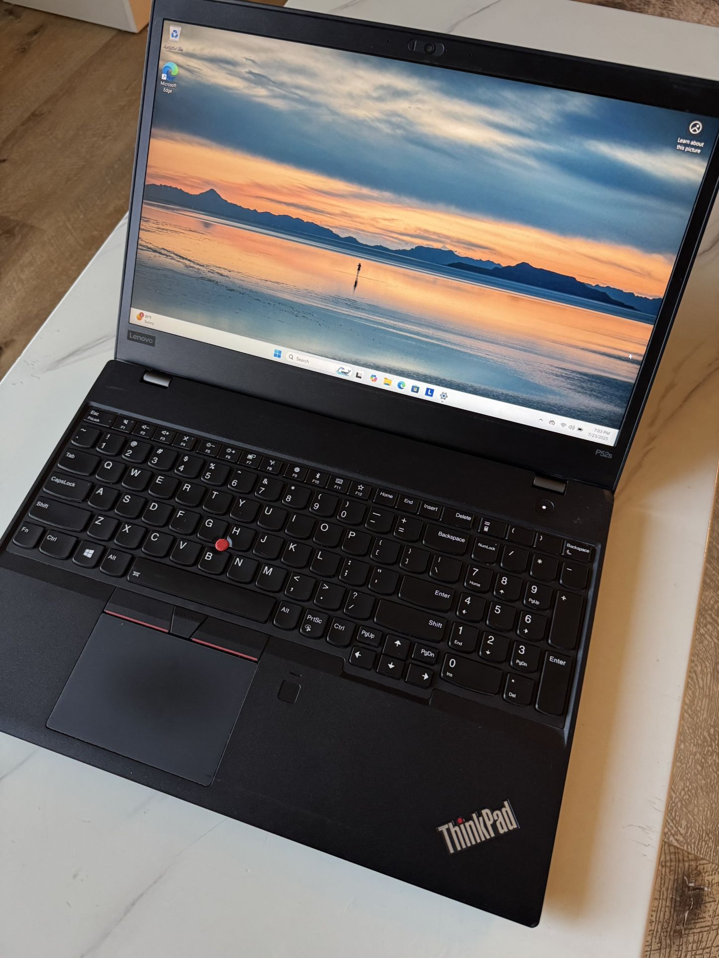 Lenovo ThinkPad P52s – i7-8650U / 20GB RAM / NVMe SSD / Quadro