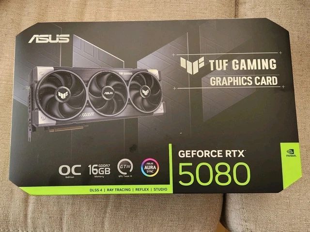 Brand NEW ASUS TUF Gaming GeForce RTX 5080 16GB GDDR7 OC Edition Graphics Card