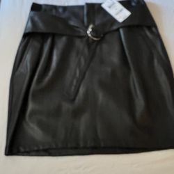 Faux Leather Skirt Size 4