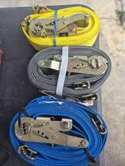 Straps. Tailer Straps, Load Tie Downs