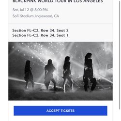2 Black Pink La Tour Sat July 12 Floor