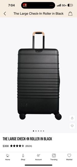 BEIS Large Check Luggage- BRAND NEW