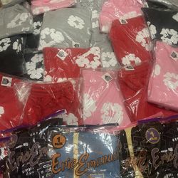 Denim Tears Hoodies/shorts, Hellstar Shirts/ Shorts, EE’s