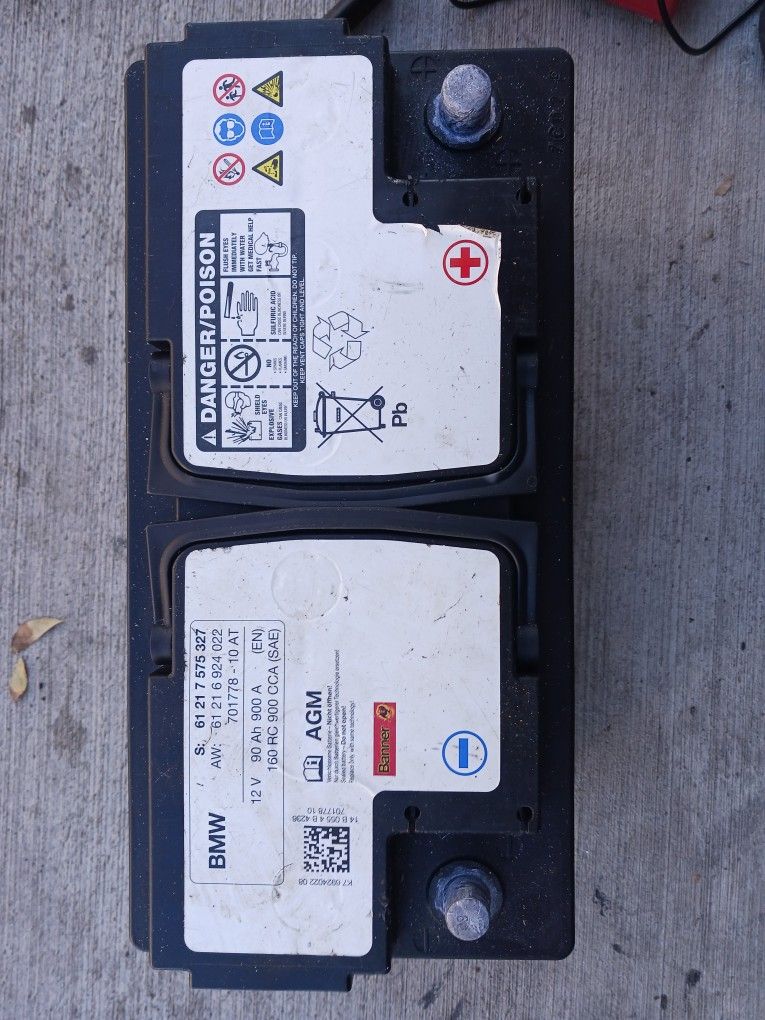 Oem BMW Agm Car Battery $100