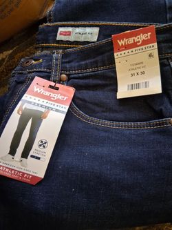 Men's Wrangler jeans. 31 x 30 Athletic fit