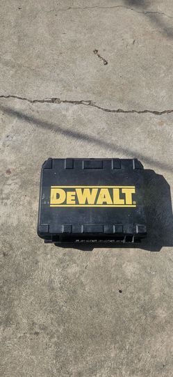 Dewalt power tool with case , battery and battery charger