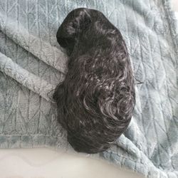 I Have Hair For Sale Is Not Human But It Look Like Human Hair Is A Black Wig