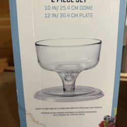 Glass Cake Stand 