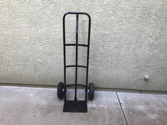 A sturdy steel hand truck