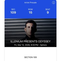 Illenium @ The Sphere 3/13