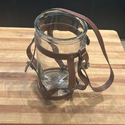 Leather Strapped Champaign Holder