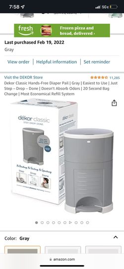 Decor Classic Diaper Pail