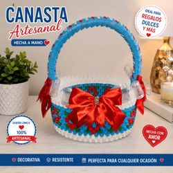 Basket origami 3D handmade