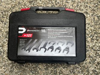 🔧 Powerbuilt 10-Pc Master Fan Clutch Wrench Set (647814) – Pro Kit / Light Use! 🚗