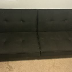 Black Futon Couch (Twin)
