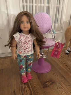 18” Our Generation Doll & Salon Chair