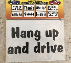 Fun Car Signs