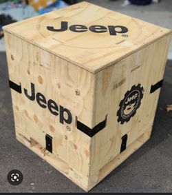 Jeep Wooden Crate Box