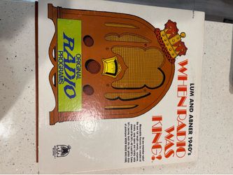 Vintage When Radio Was King Lum and Abner 1940s Vinyl LP Record