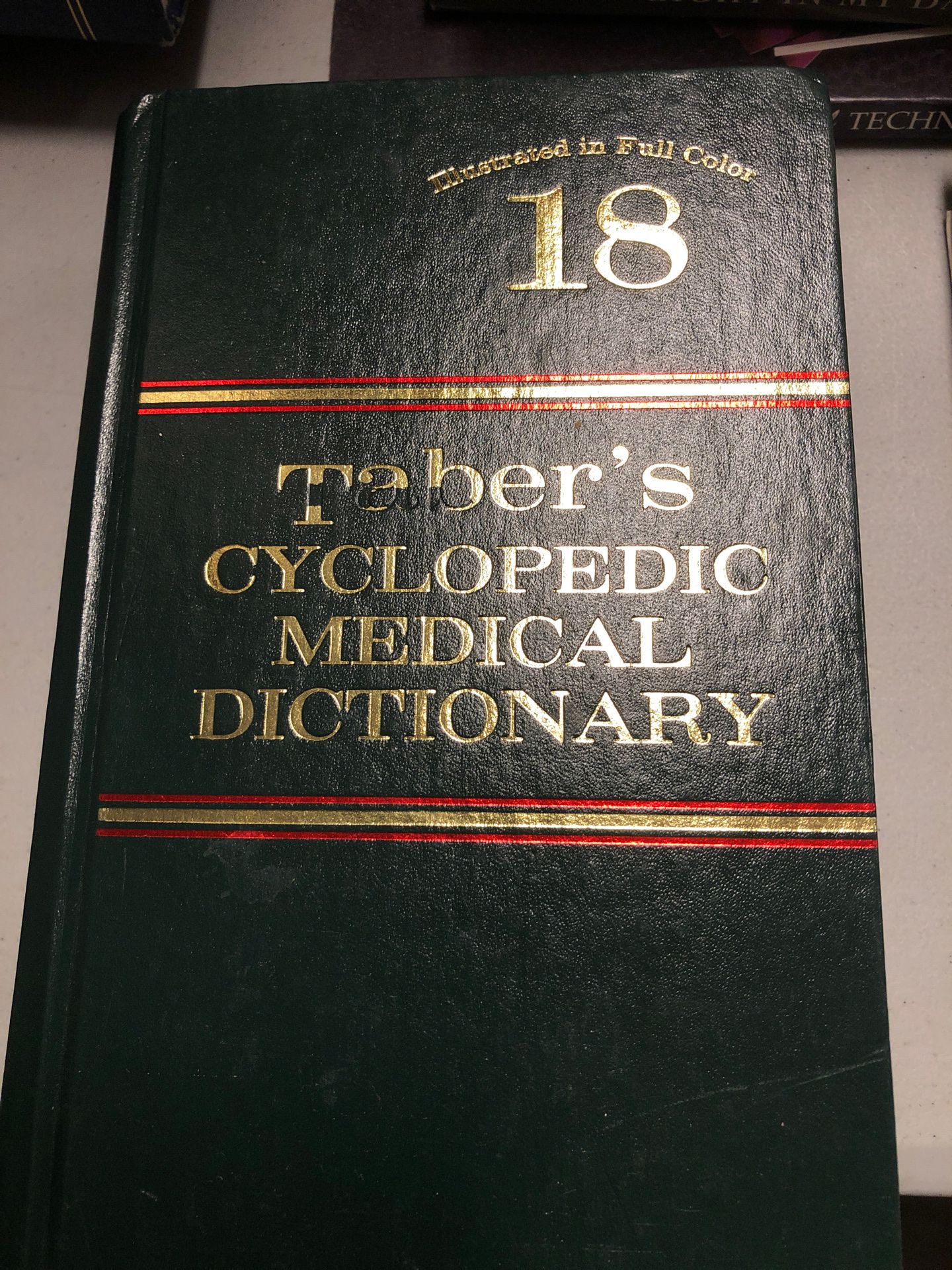 Tabors cyclopedic medical dictionary edition 18