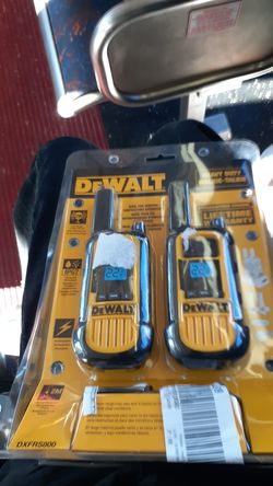 DeWalt heavy duty walkie talkies
