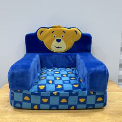 Build A Bear Fold Out Couch Toy Furniture Colorful Sofa Logo Face