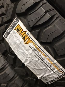 Brand new set fury r/t 35x12.50x17 $950