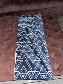 Blue And White  Table/console Runner 