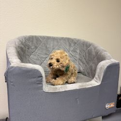 K&H Pet Products Bucket Booster Pet Seat (Large) – Gray/Gray