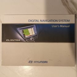 Elantra Digital Navigation System Manual