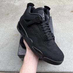 Jordan 4s Men's Size 12 Black Cats  Shoes  