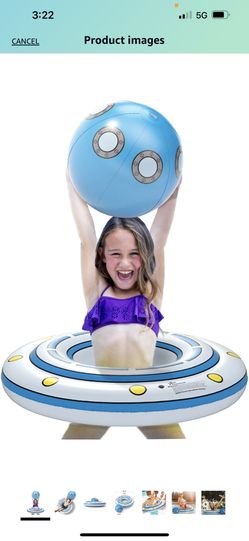 UFO Inflatable Pool Float For Kids 