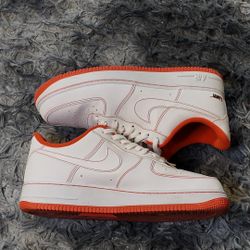 Nike Air Force 1 Low “Rucker Park” 🏀 (White / Orange)