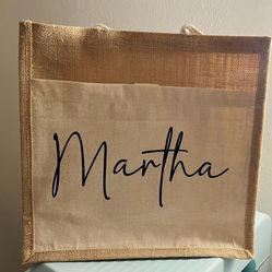 Custom Tote Bag With Canvas pocket