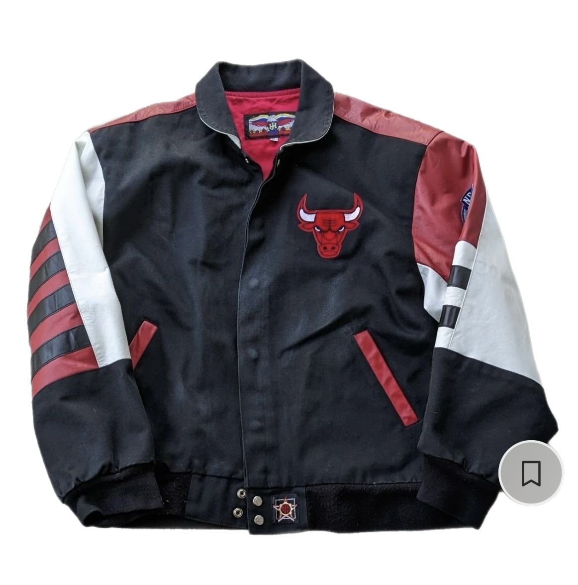 1995 Chicago Bulls Official NBA Eastern Conf Jeff Hamilton Leather